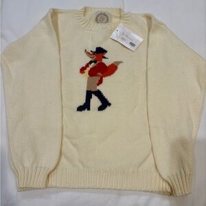 The Beaufort Bonnet Company Isaac’s Intarsia Sweater with Fox